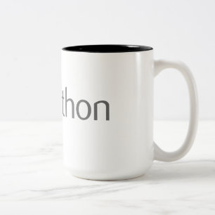 Proper pytonormCoder Två-Tonad Mugg