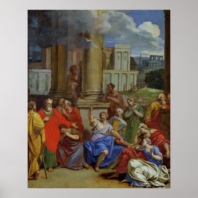 Prophet Agabus predikterar Poster (Framsidan)