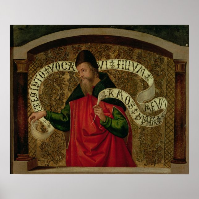 Prophet Amos, 1535 Poster (Framsidan)