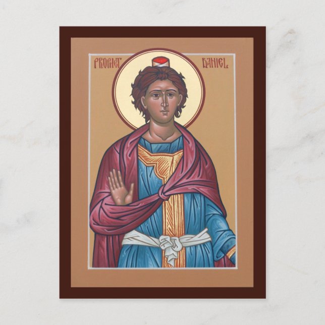 Prophet Daniel Prayer Card Vykort (Framsida)
