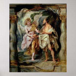 Prophet Elijah och Angel Poster