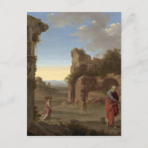 Prophet Elijah och Zarephath Vykort