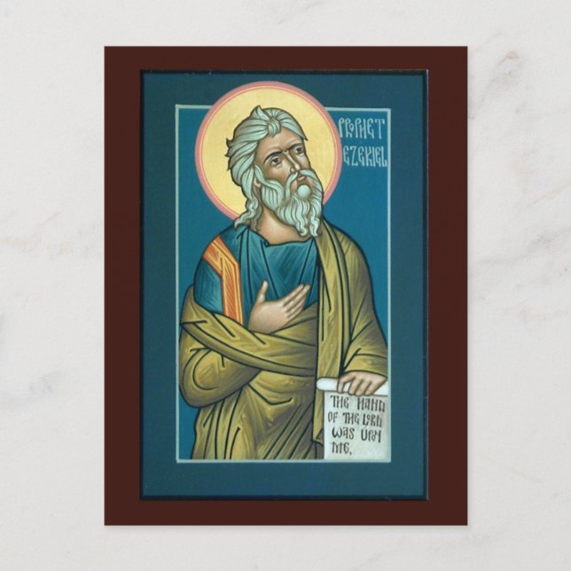Prophet Ezekiel Prayer-kort Vykort (Framsida)