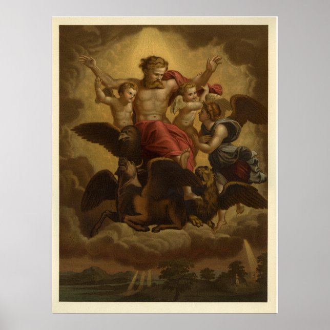 Prophet Ezekiels vision Poster (Framsidan)