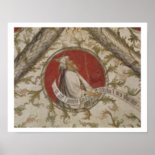 Prophet Habakkuk från Loggia d'Annunciazi Poster (Framsidan)