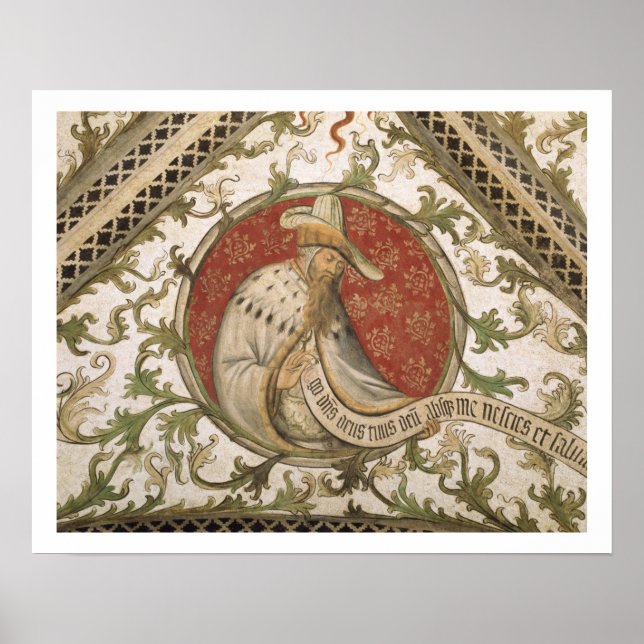 Prophet Hosea från Loggia d'Annunciazione Poster (Framsidan)