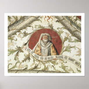 Prophet Malachi från Loggia d'Annunciazio Poster