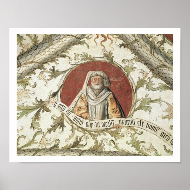 Prophet Malachi från Loggia d'Annunciazio Poster (Framsidan)