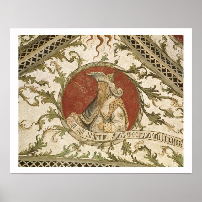 Prophet Micah, från Loggia d'Annunciazione Poster (Framsidan)
