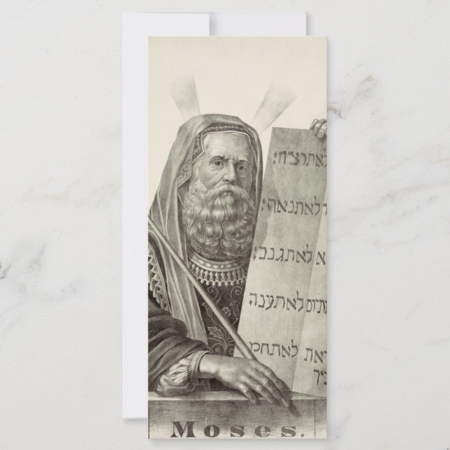 Prophet Moses med lagens tabletter (Framsida)