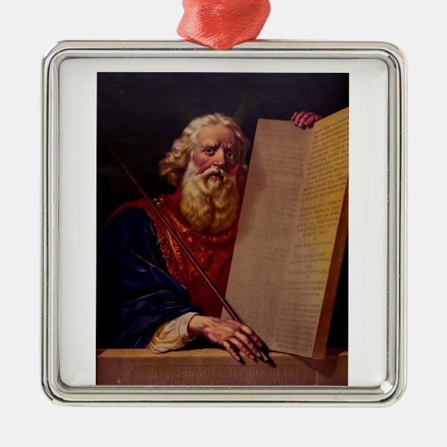 Prophet Moses on Mount Sinai – High-Fidelity Epic  Julgransprydnad Metall (Framsidan)