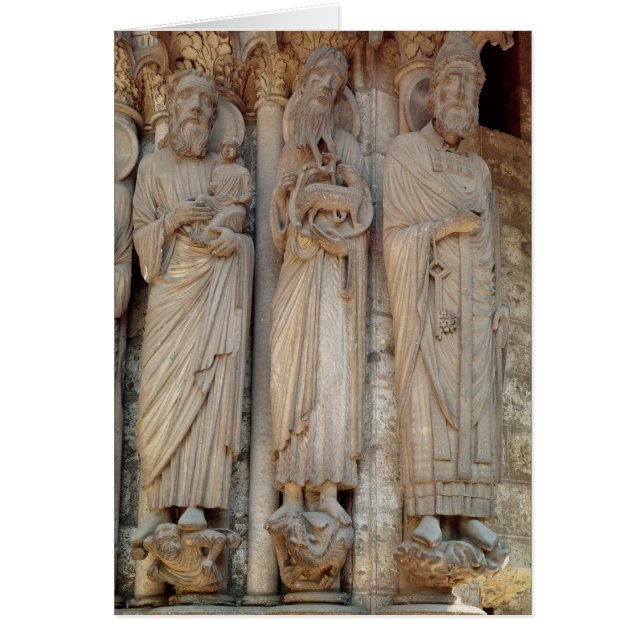 Prophet Simeon, St John the Baptist Hälsningskort (Framsidan)