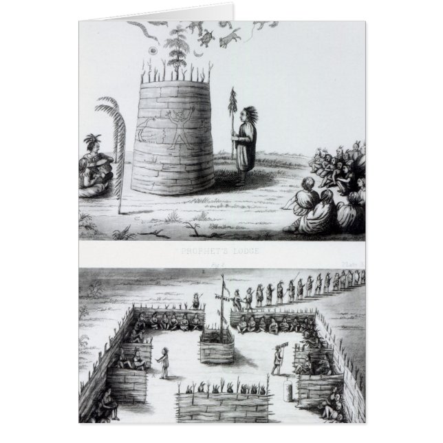 Prophetens lodge och Medawisos Hälsningskort (Framsidan)