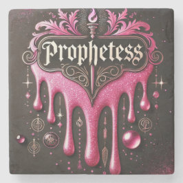 Prophetess' 4x4 Marble Underlägg (set of 4): Pu