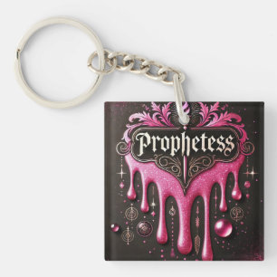 "Prophetess", "Acrylic Keychain: Clear Identity,