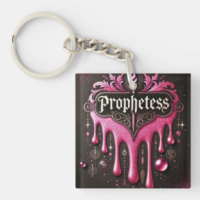 "Prophetess", "Acrylic Keychain: Clear Identity, (Framsidan)