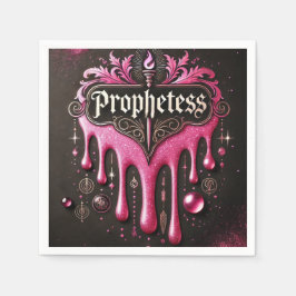 Prophetessens Pappra "Cocktail Napkins": Faith, fe Pappersservett