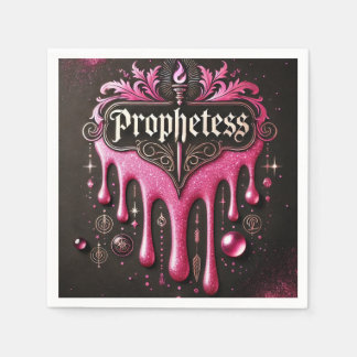Prophetessens Pappra "Cocktail Napkins": Faith, fe Pappersservett