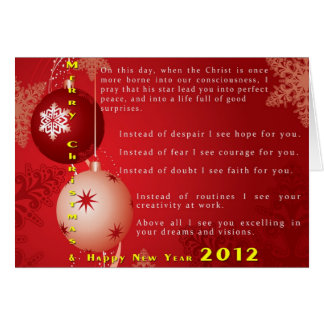 Prophetic önskemål hälsningskort