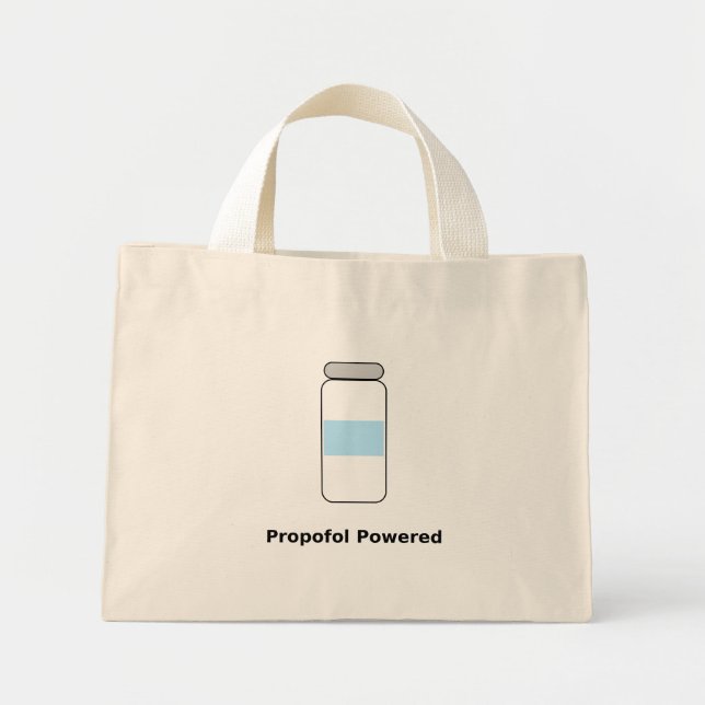 Propofol Driven – Rolig anestesiolog humor Mini Tygkasse (Framsidan)