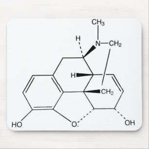 Propofol molekyl Mousepad Musmatta