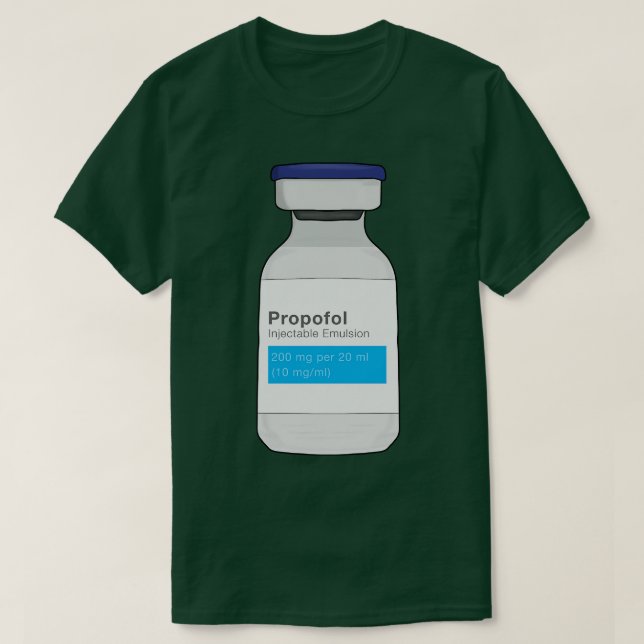 Propofol T Shirt (Design framsida)