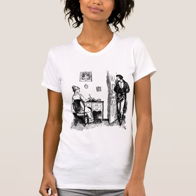 Proposal - Pride and Prejudice - Jane Austen Tee Shirt (Framsida)