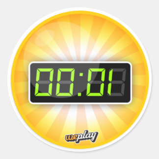 Props-serie 1 - Koppling! Runt Klistermärke