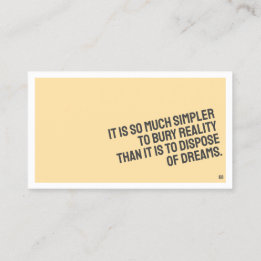 PROSE-Affärskort av minimalistisk karaktär Visitkort