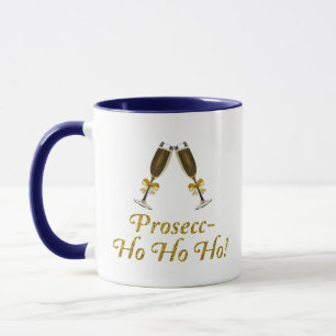 Prosecc-Ho Ho Ho! Lustigt Prosecco-jul Party Mugg