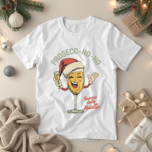 Prosecc-ho-ho – Roligt jul Prosecco skämt  T Shirt
