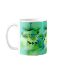 Prosecco Älskare Inspirational Life Quote Watercol