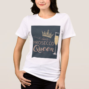 Prosecco Drottning – Gnistrande Kron & Champagne  T Shirt