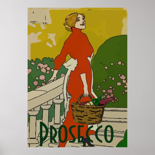 Prosecco, hemleverans poster (Framsidan)