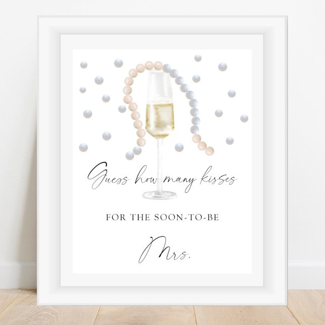 Prosecco - hur många kysser möhippan? poster (Skapare uppladdad)