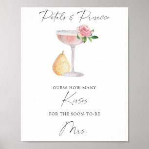Prosecco - hur många kysser möhippan? poster
