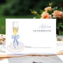 Prosecco Möhippa Advice for Bride Card