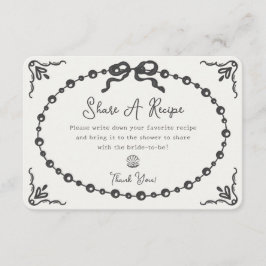 Prosecco Pearl Coquette Bow Dela recept kort