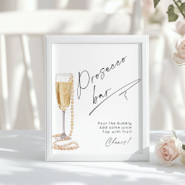 Prosecco Pub Pearls och Prosecco Möhippa Poster