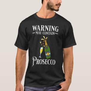 Prosecco Vin Champagne Cocktails Ro Flaska Ital T Shirt