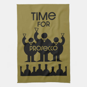 Prosecco Vin Drinkers Kökshandduk