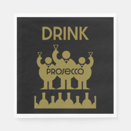 Prosecco Vin Drinkers Pappersservett