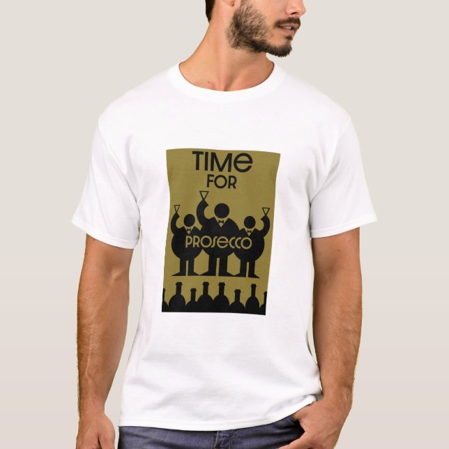 Prosecco Vin Drinkers T Shirt (Framsida)