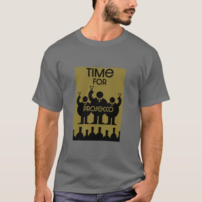 Prosecco Vin Drinkers T Shirt (Framsida)
