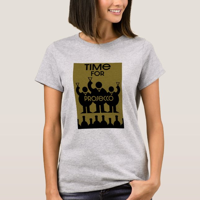 Prosecco Vin Drinkers T Shirt (Framsida)