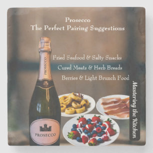 Prosecco Vinparningsguide/Bekräftande köket Stenunderlägg