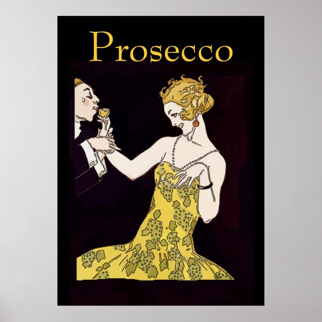 Prosecco, vintage par poster (Framsidan)