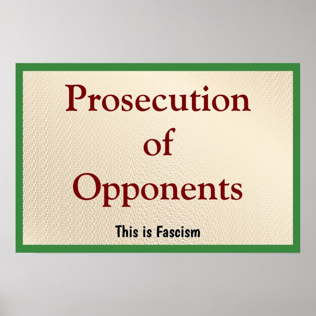 Prosecution of Opponents Poster (Framsidan)
