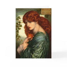 Proserpin från Rossetti Greeting Card