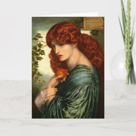 Proserpin från Rossetti Greeting Card Kort